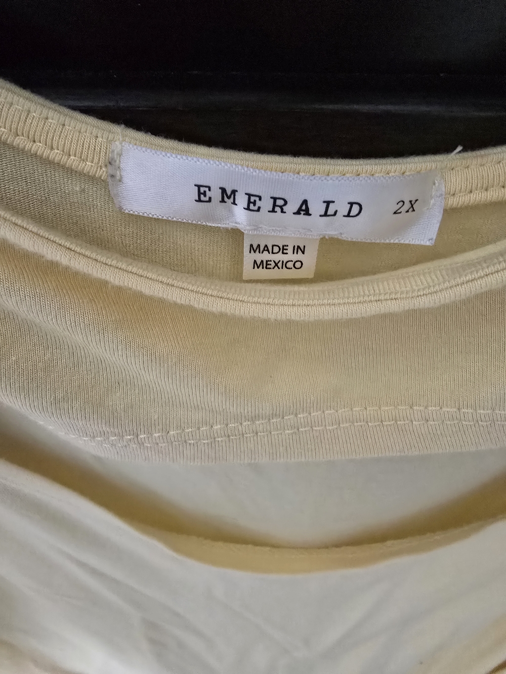 EMERALD Soft Cream Tee - 2X